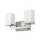 Z-Lite Tidal 2 Light Vanity, Brushed Nickel & Matte Opal 1900-2V - alternate 5